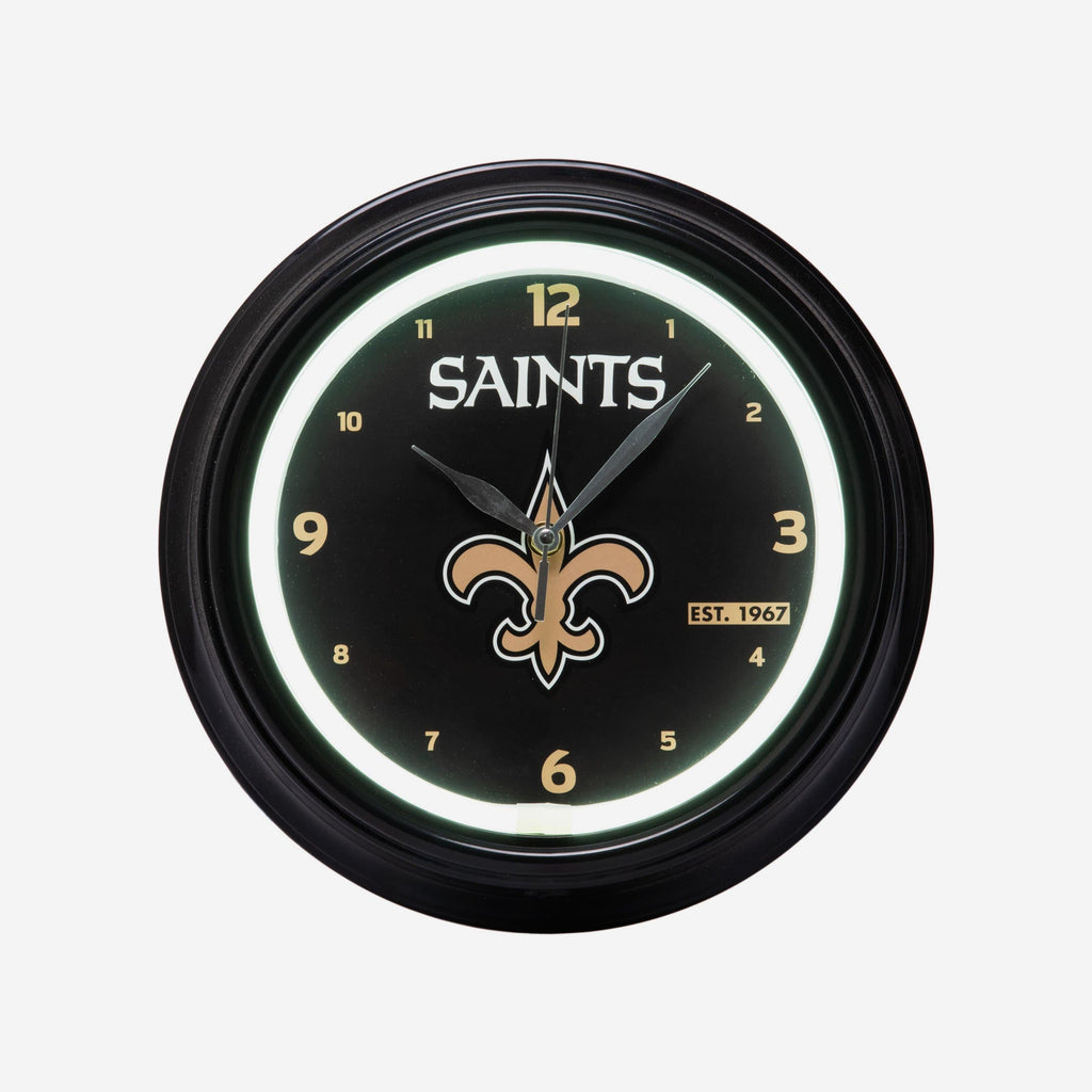New Orleans Saints LED Gametime Clock FOCO - FOCO.com