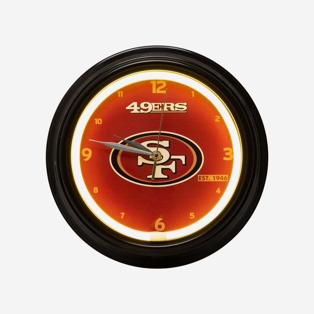 San Francisco 49ers LED Gametime Clock FOCO - FOCO.com