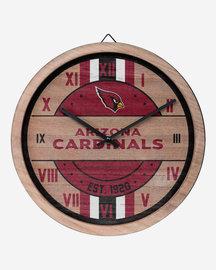 Arizona Cardinals Barrel Wall Clock FOCO - FOCO.com