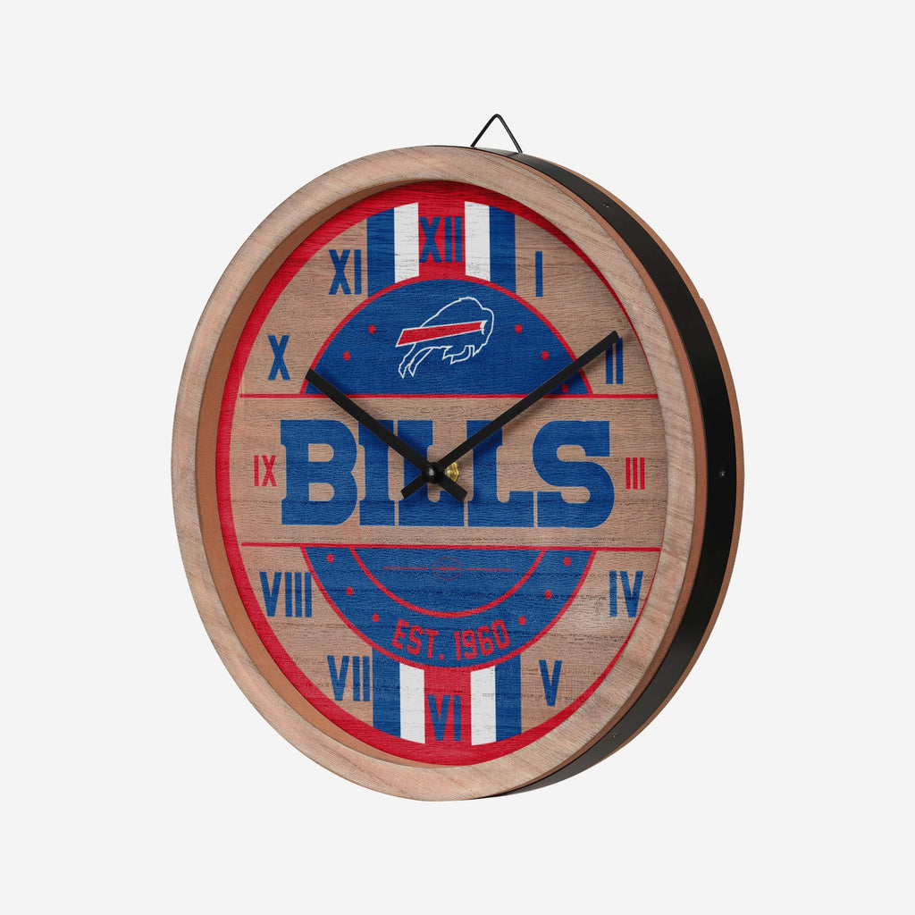 Buffalo Bills Barrel Wall Clock FOCO
