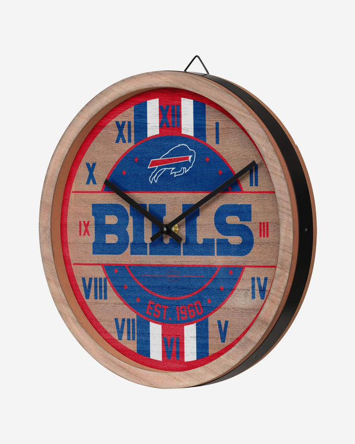 Buffalo Bills Barrel Wall Clock FOCO - FOCO.com