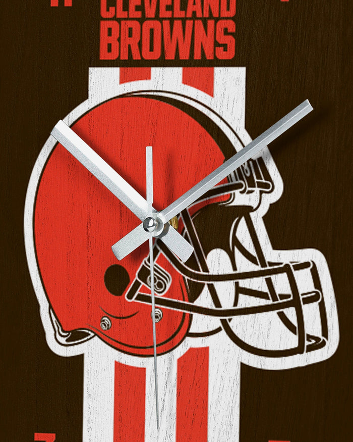 Cleveland Browns Team Stripe Clock FOCO - FOCO.com