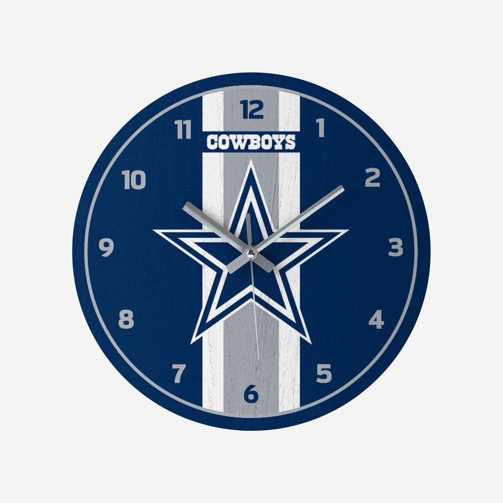 Dallas Cowboys Team Stripe Clock FOCO - FOCO.com