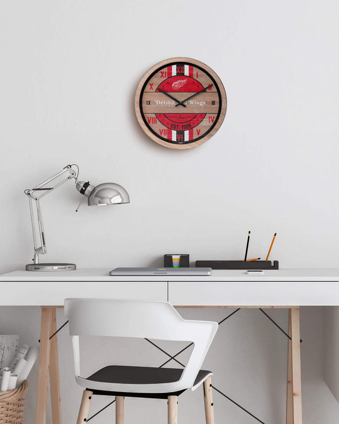 Detroit Red Wings Barrel Wall Clock FOCO - FOCO.com
