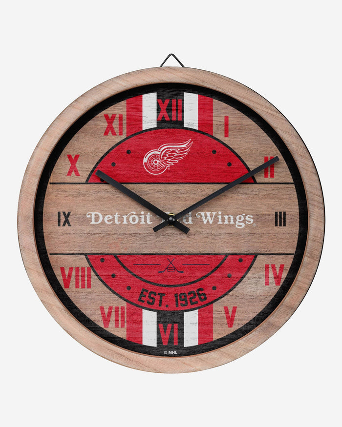 Detroit Red Wings Barrel Wall Clock FOCO - FOCO.com