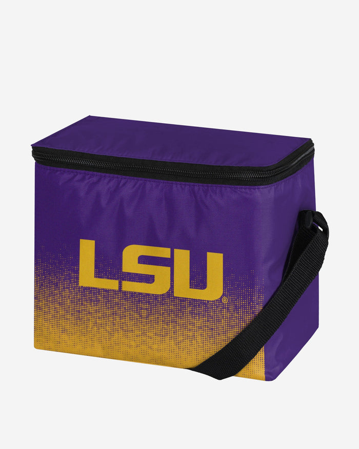LSU Tigers Gradient Big Logo Gradient 6 Pack Cooler FOCO - FOCO.com