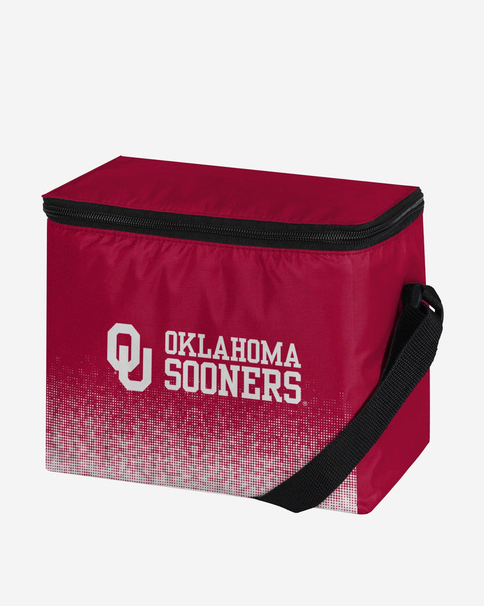 Oklahoma Sooners Big Logo Gradient 6 Pack Cooler FOCO - FOCO.com