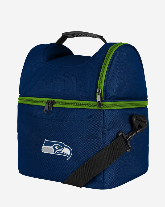 Seattle Seahawks Solid Double Compartment Cooler FOCO - FOCO.com
