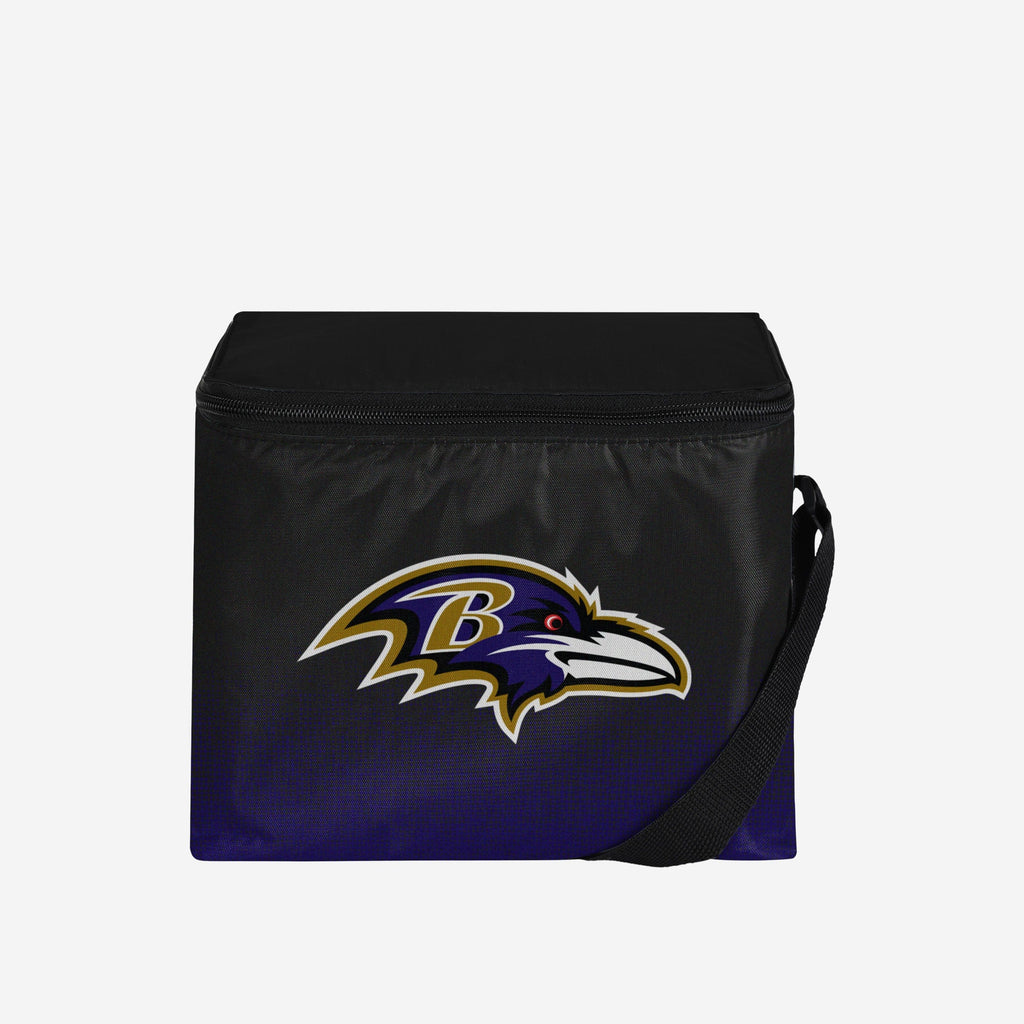 Baltimore Ravens Big Logo Gradient 6 Pack Cooler FOCO - FOCO.com