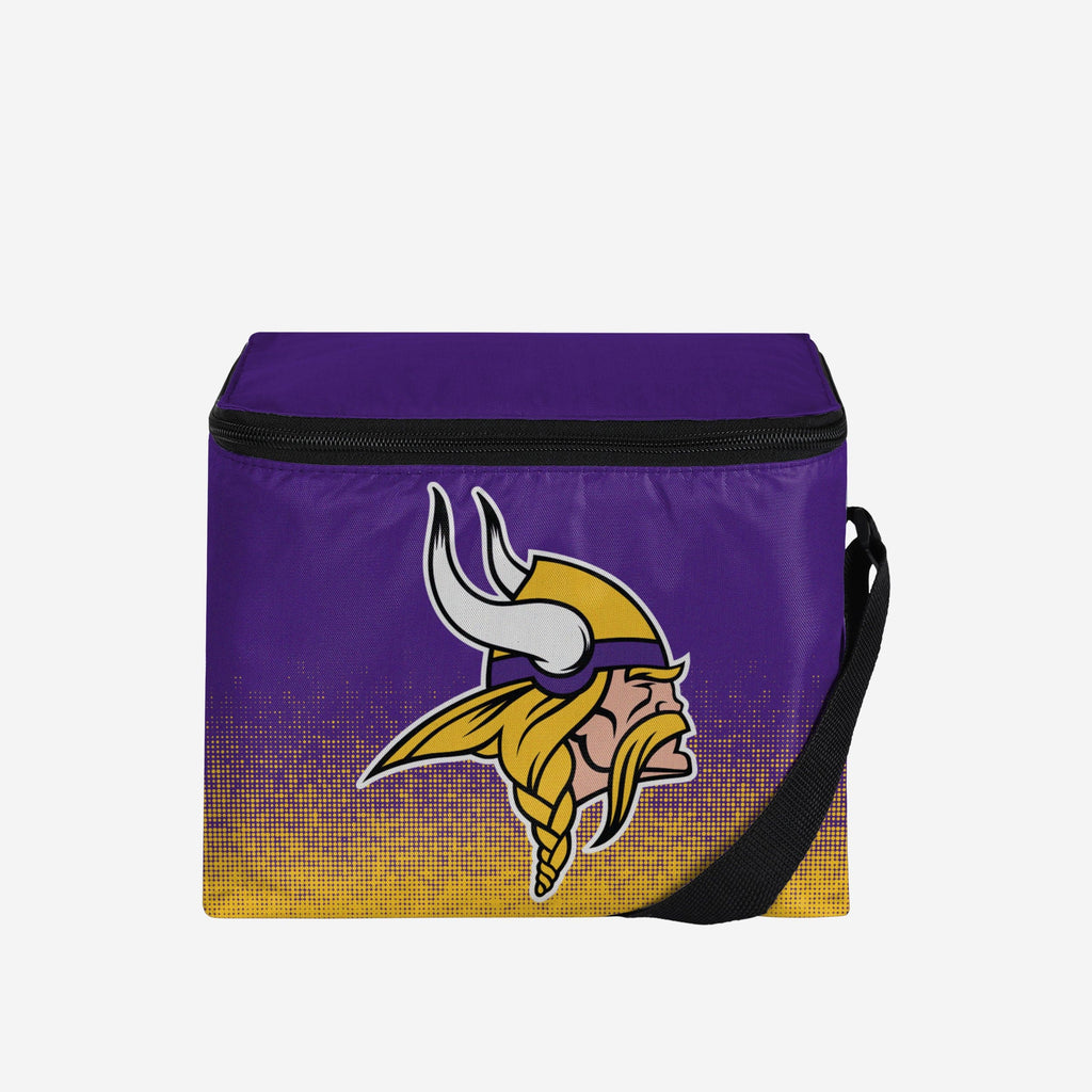 Minnesota Vikings Big Logo Gradient 6 Pack Cooler FOCO - FOCO.com