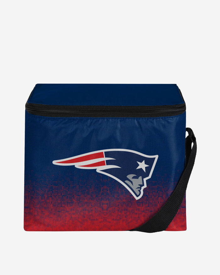 New England Patriots Big Logo Gradient 6 Pack Cooler FOCO - FOCO.com