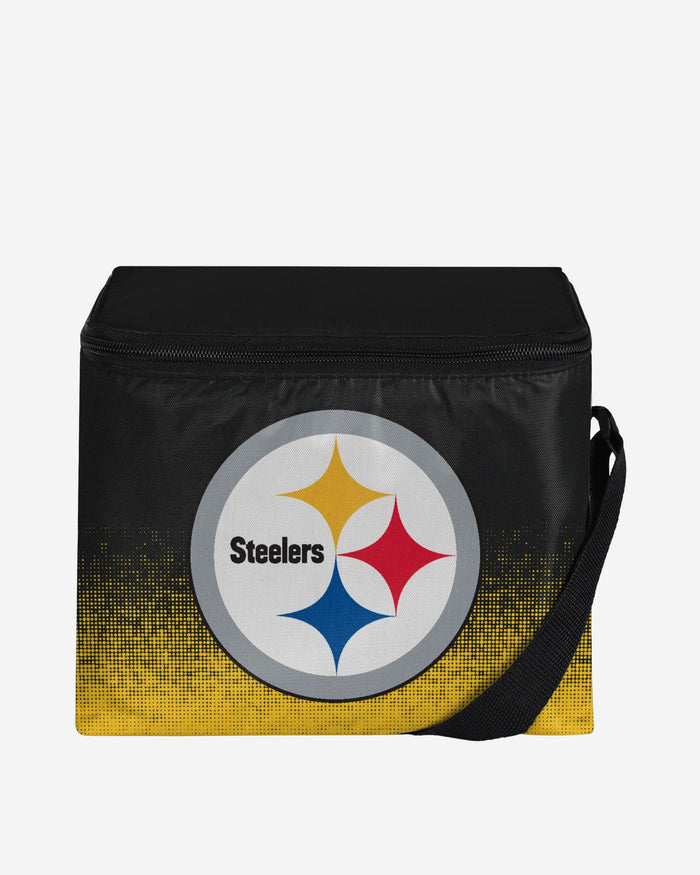 Pittsburgh Steelers Big Logo Gradient 6 Pack Cooler FOCO - FOCO.com