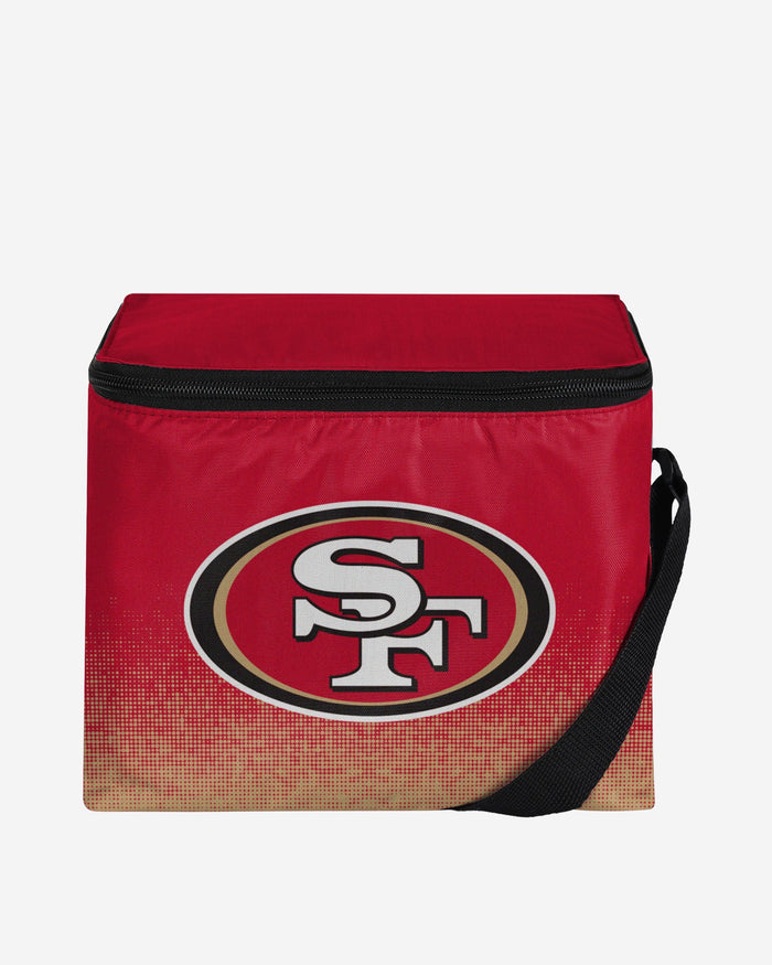 San Francisco 49ers Big Logo Gradient 6 Pack Cooler FOCO - FOCO.com