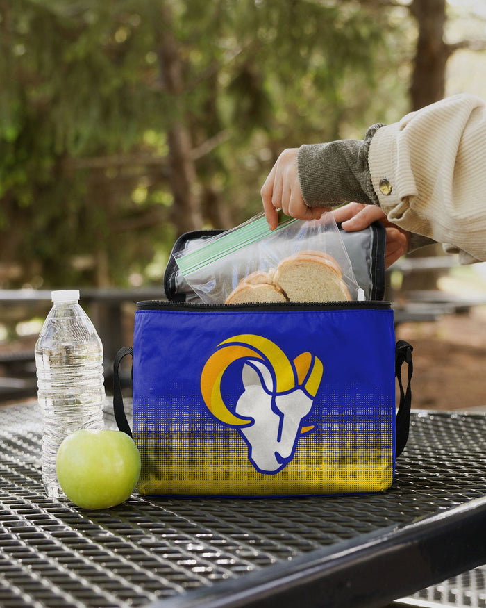 Los Angeles Rams Big Logo Gradient 6 Pack Cooler FOCO