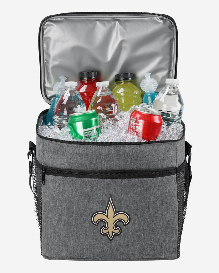 New Orleans Saints Heather Grey Tailgate 24 Pack Cooler FOCO - FOCO.com