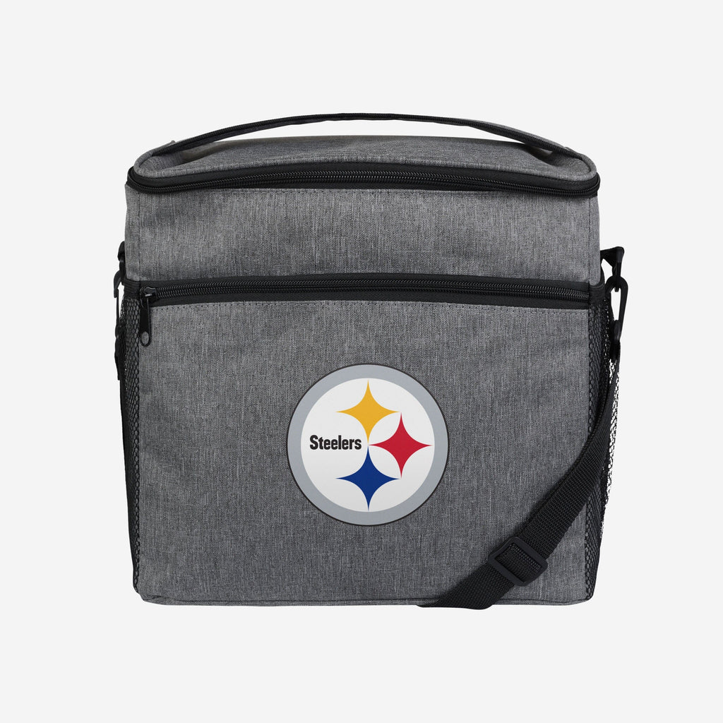 Pittsburgh Steelers Heather Grey Tailgate 24 Pack Cooler FOCO - FOCO.com