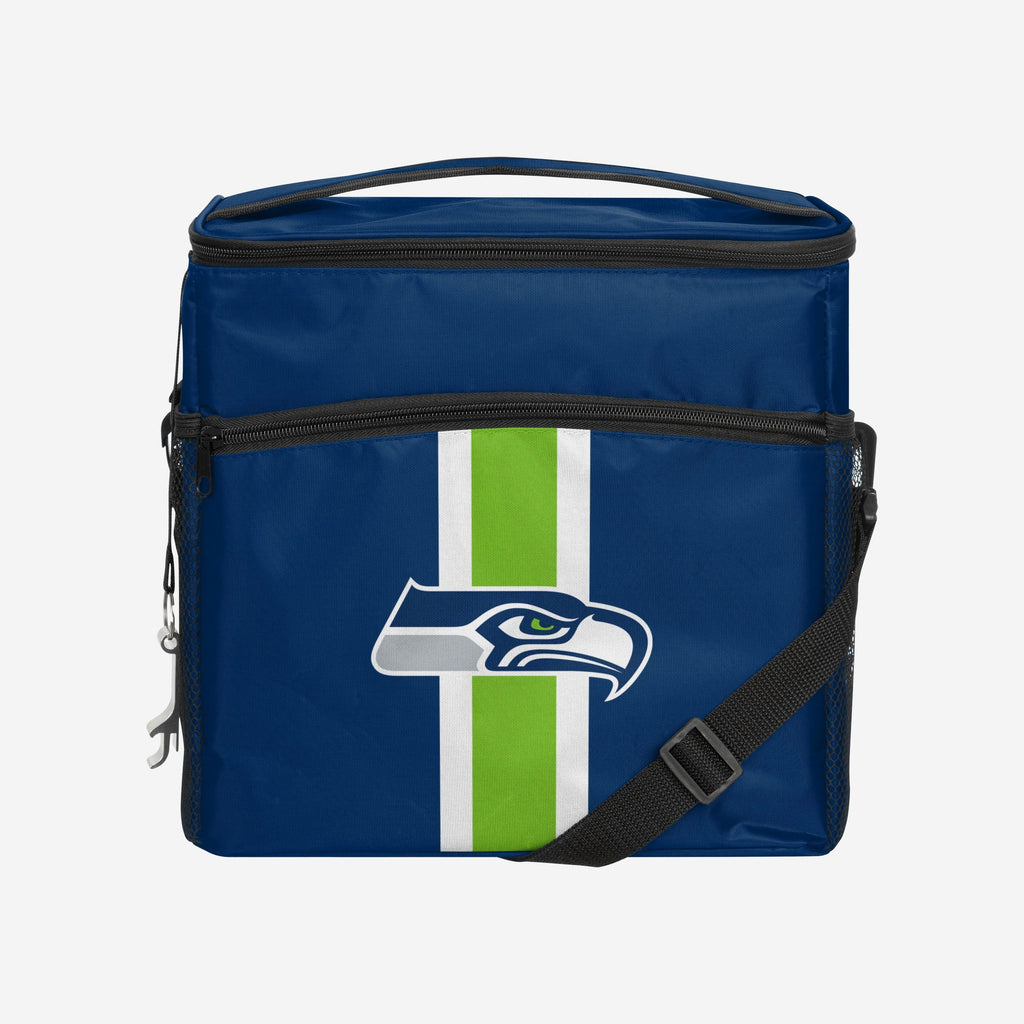 Seattle Seahawks Team Stripe Tailgate 24 Pack Cooler FOCO - FOCO.com