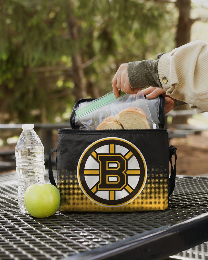 Boston Bruins Big Logo Gradient 6 Pack Cooler FOCO - FOCO.com