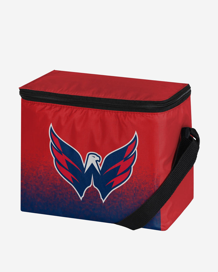 Washington Capitals Gradient Big Logo Gradient 6 Pack Cooler FOCO - FOCO.com