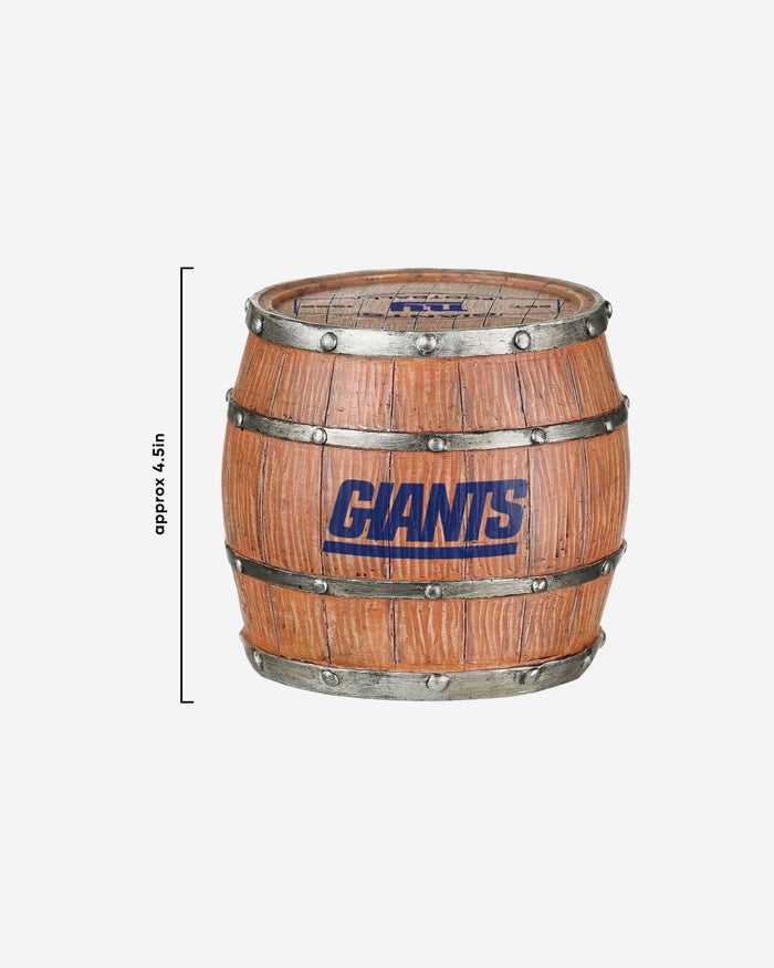 New York Giants 5 Pack Barrel Coaster Set FOCO - FOCO.com