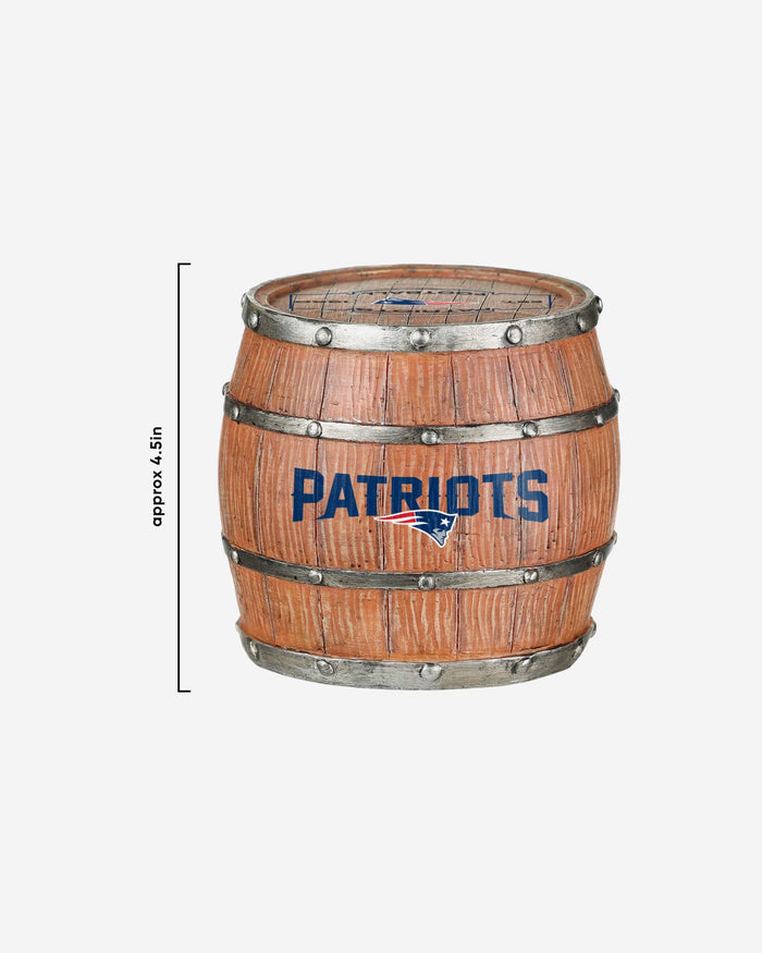 New England Patriots 5 Pack Barrel Coaster Set FOCO - FOCO.com
