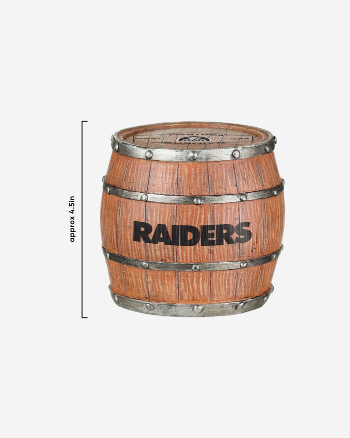 Las Vegas Raiders 5 Pack Barrel Coaster Set FOCO - FOCO.com