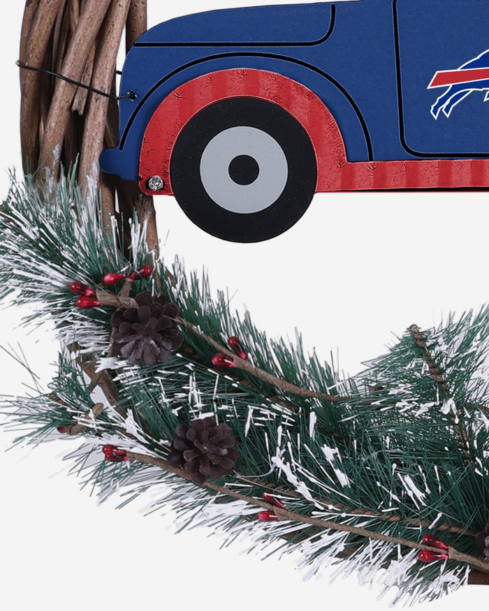 Buffalo Bills Wreath With Truck FOCO - FOCO.com