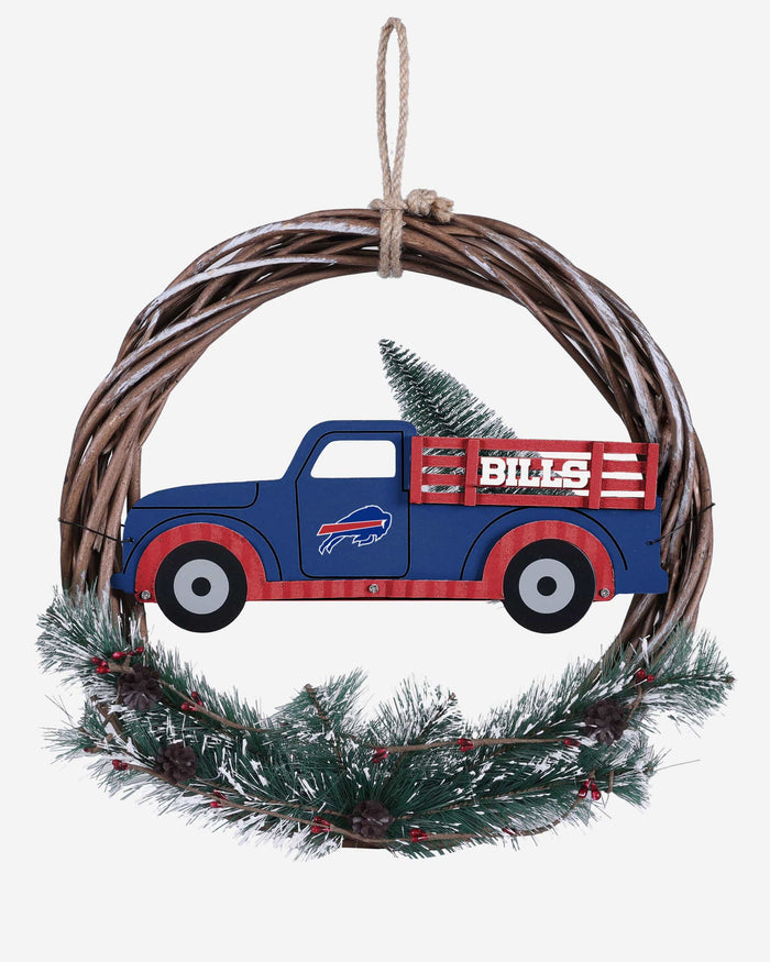 Buffalo Bills Wreath With Truck FOCO - FOCO.com
