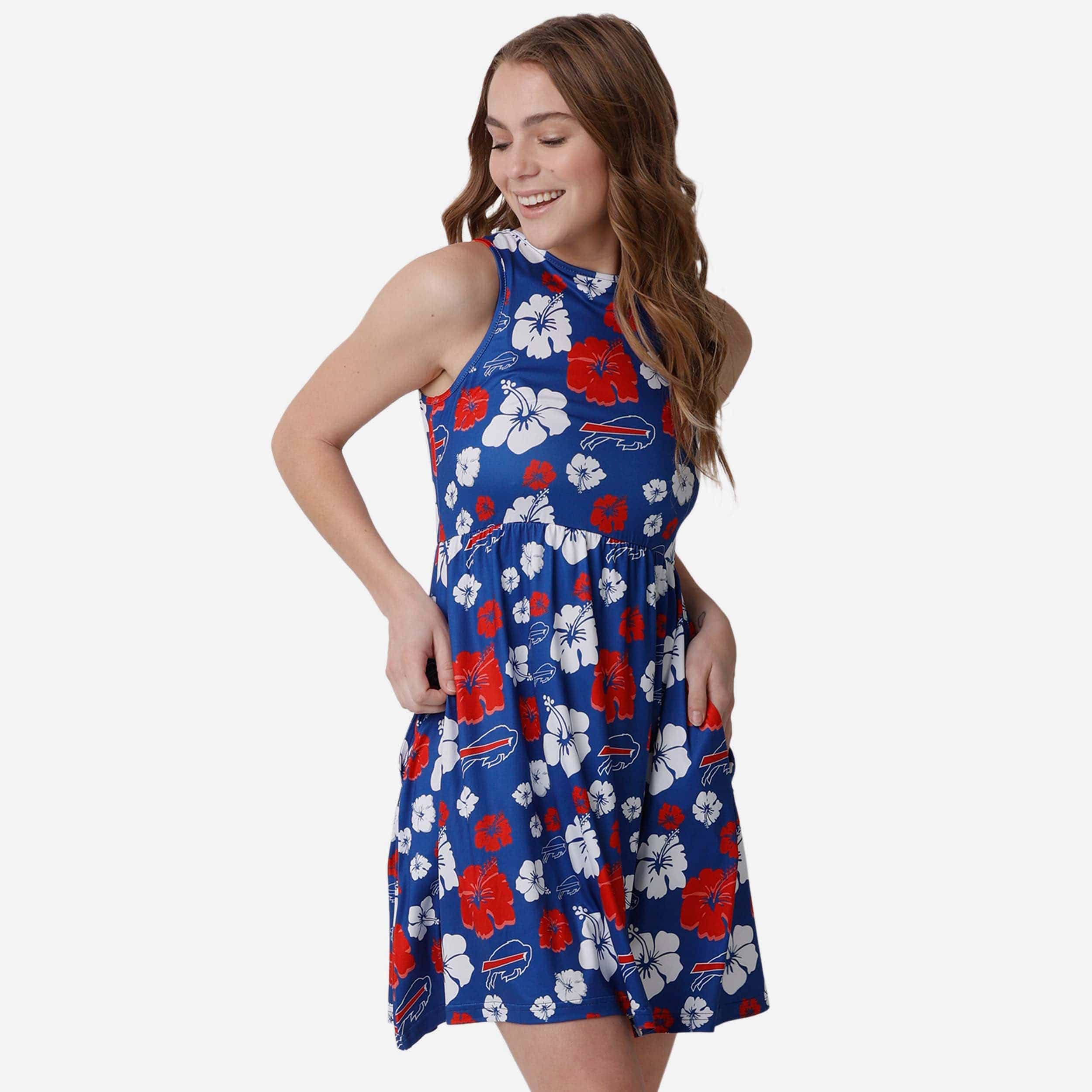 Buffalo Bills Womens Fan Favorite Floral Sundress - Main Image
