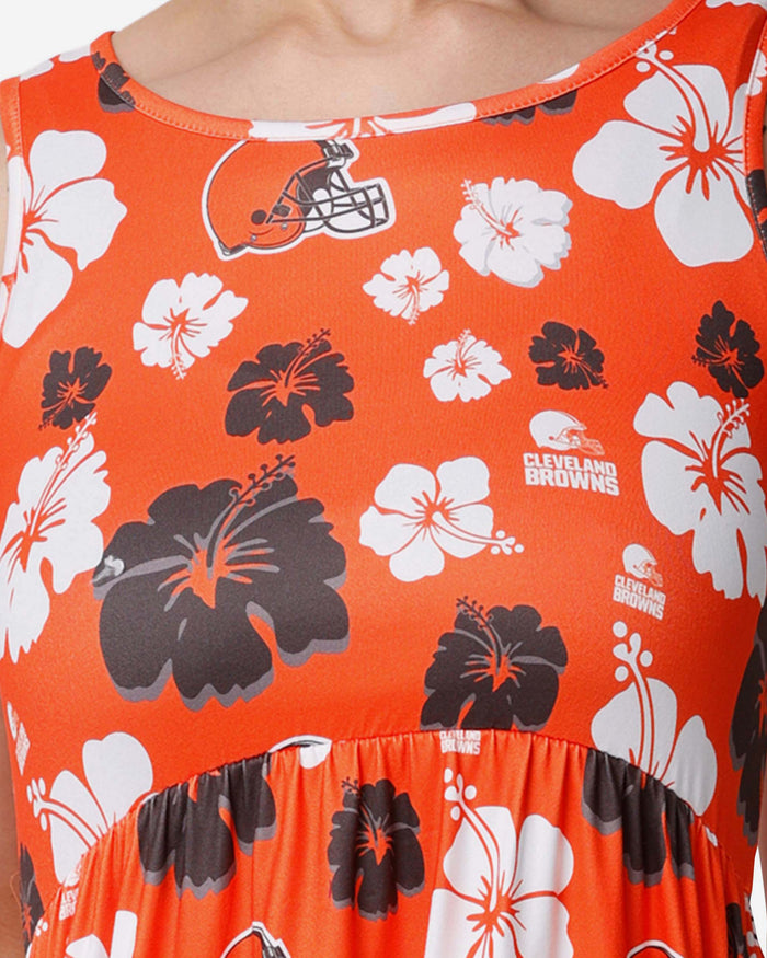 Cleveland Browns Womens Fan Favorite Floral Sundress FOCO - FOCO.com