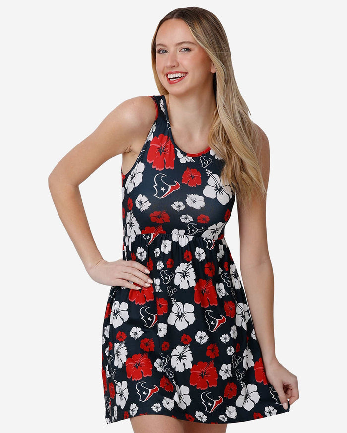 Houston Texans Womens Fan Favorite Floral Sundress FOCO Houston Texans Womens Fan Favorite Floral Sundress FOCO