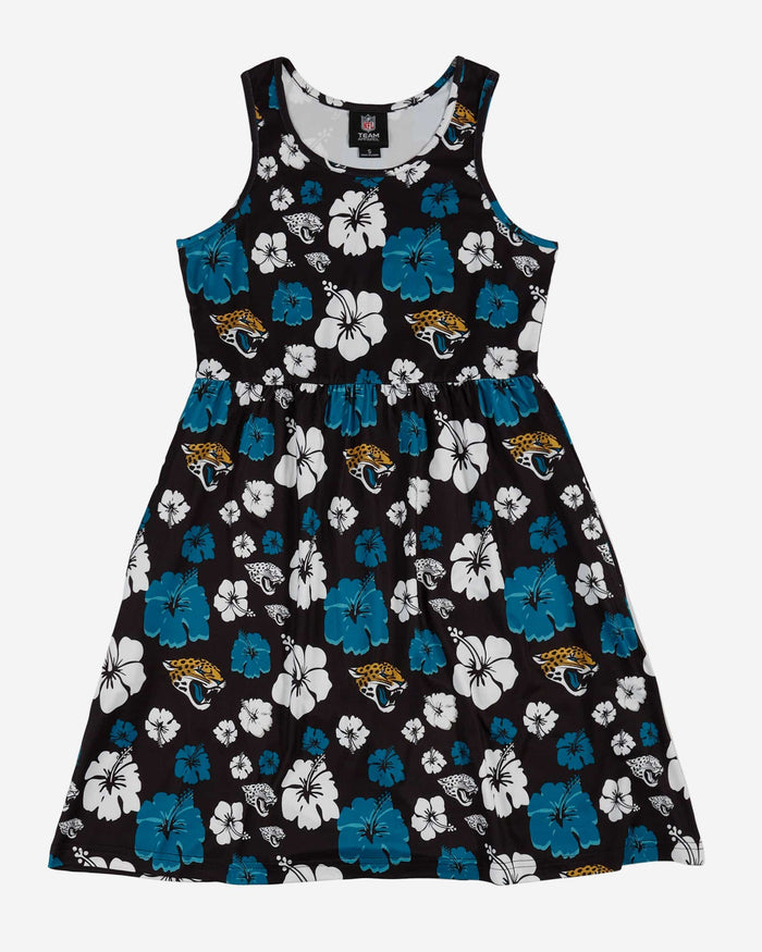 Jacksonville Jaguars Womens Fan Favorite Floral Sundress FOCO - FOCO.com