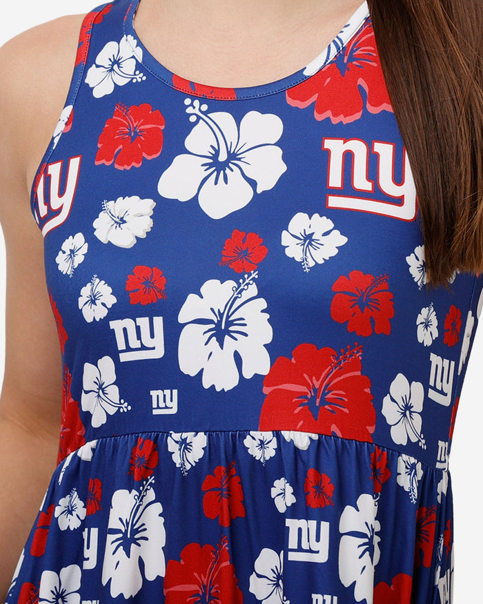 New York Giants Womens Fan Favorite Floral Sundress FOCO - FOCO.com