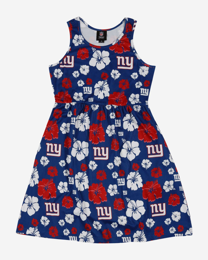 New York Giants Womens Fan Favorite Floral Sundress FOCO - FOCO.com