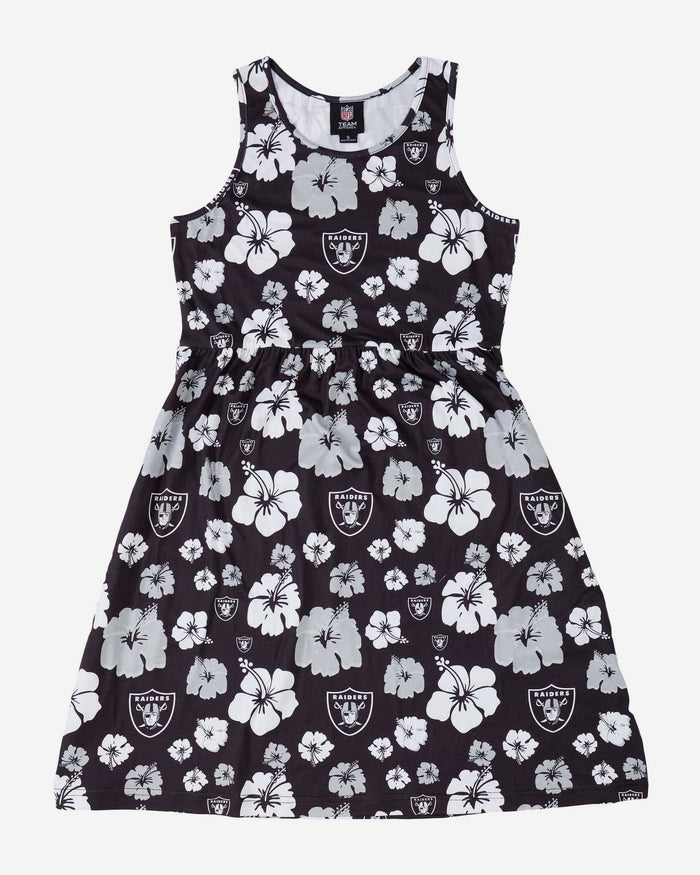 Las Vegas Raiders Womens Fan Favorite Floral Sundress FOCO Las Vegas Raiders Womens Fan Favorite Floral Sundress FOCO