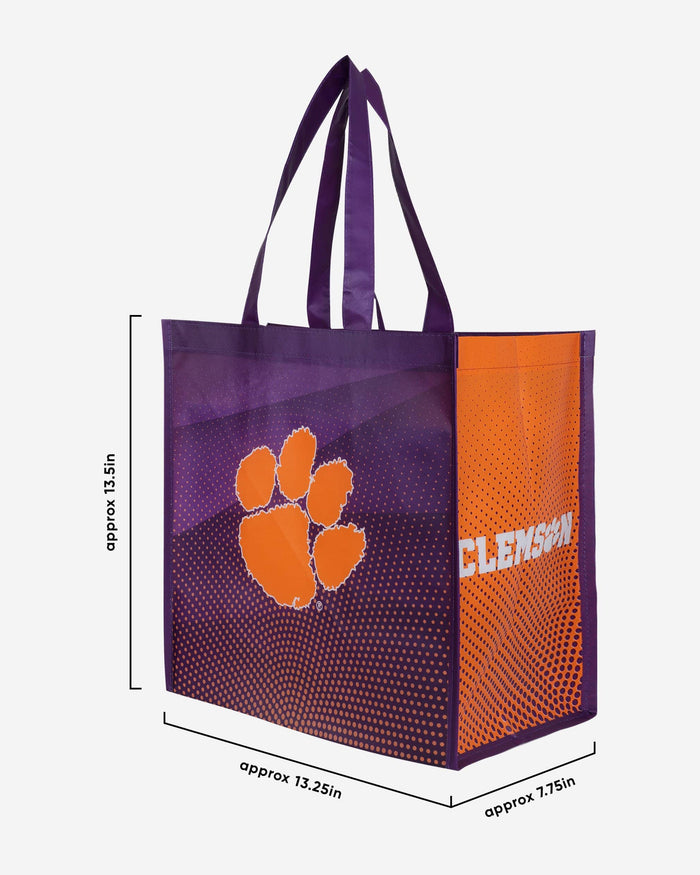 Clemson Tigers 4 Pack Reusable Shopping Bag FOCO - FOCO.com