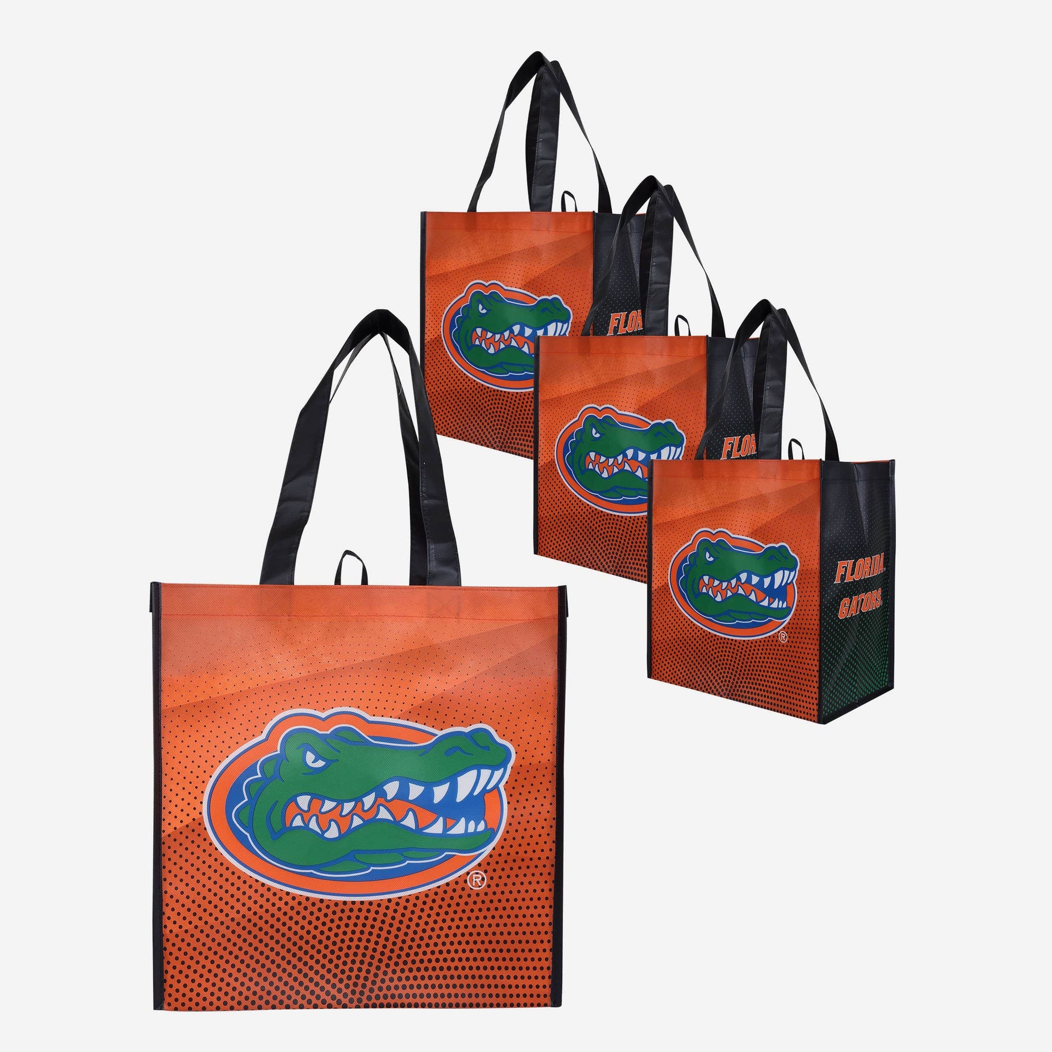 Florida Gators 4 Pack Reusable Shopping Bag FOCO