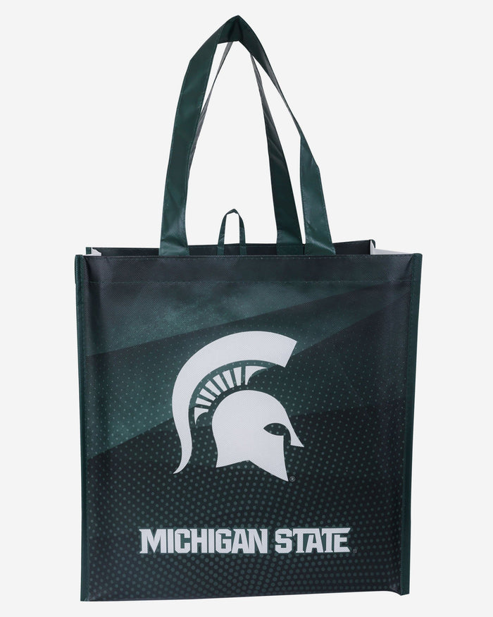 Michigan State Spartans 4 Pack Reusable Shopping Bag FOCO - FOCO.com