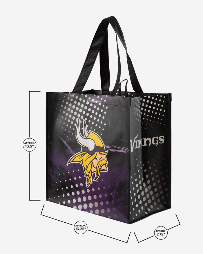 Minnesota Vikings 4 Pack Reusable Shopping Bags FOCO - FOCO.com
