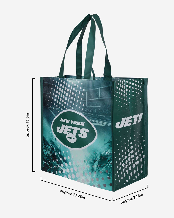 New York Jets 4 Pack Reusable Shopping Bag FOCO - FOCO.com