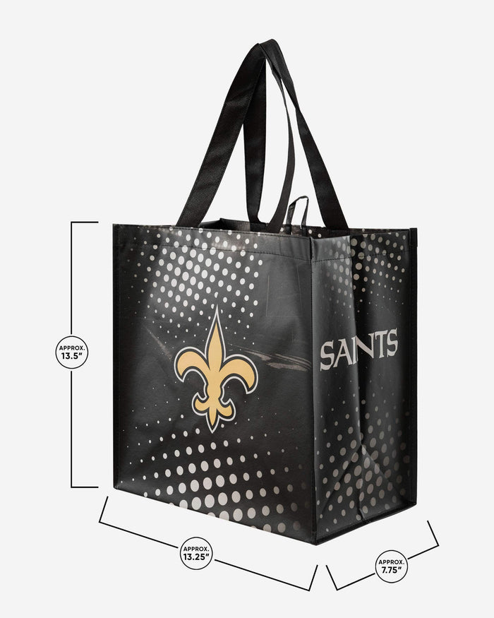 New Orleans Saints 4 Pack Reusable Shopping Bags FOCO - FOCO.com