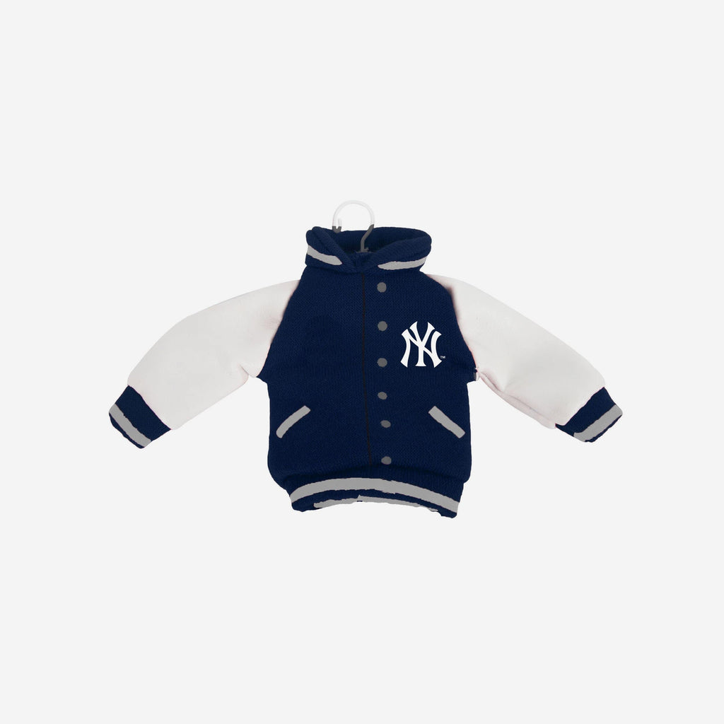 New York Yankees Fabric Varsity Jacket Ornament FOCO - FOCO.com