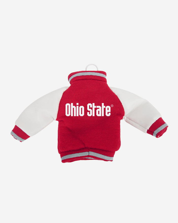 Ohio State Buckeyes Fabric Varsity Jacket Ornament FOCO - FOCO.com