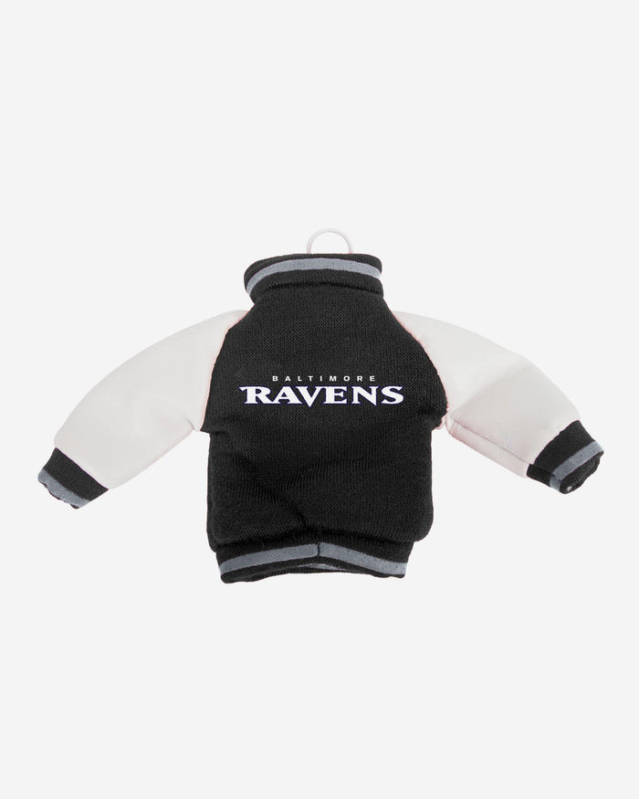 Baltimore Ravens Fabric Varsity Jacket Ornament FOCO - FOCO.com