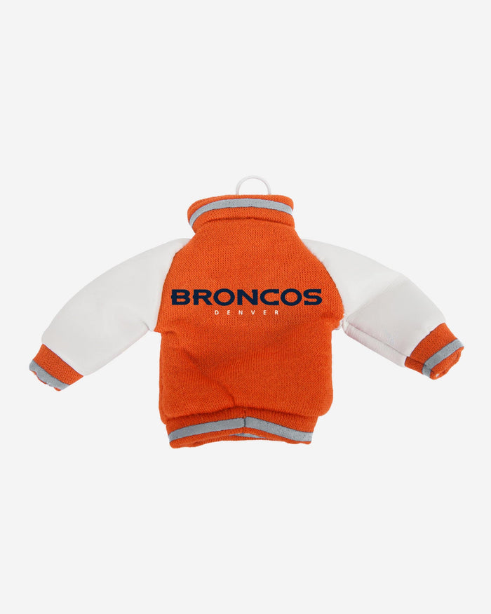 Denver Broncos Fabric Varsity Jacket Ornament FOCO - FOCO.com