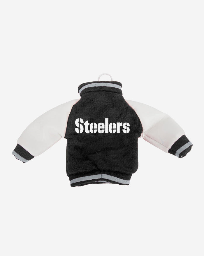 Pittsburgh Steelers Fabric Varsity Jacket Ornament FOCO - FOCO.com