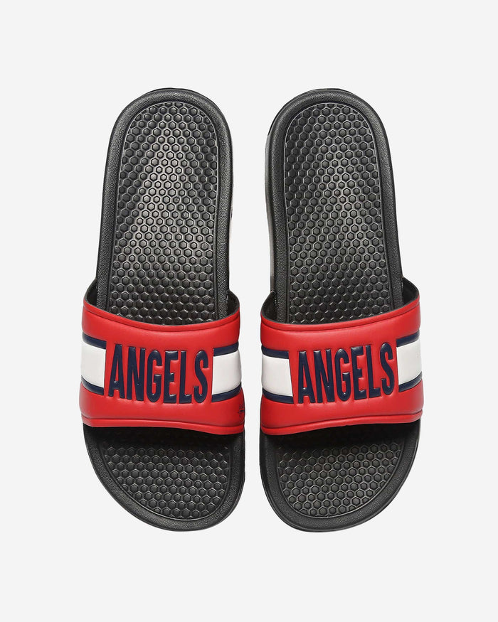 Los Angeles Angels Raised Wordmark Slide FOCO S - FOCO.com