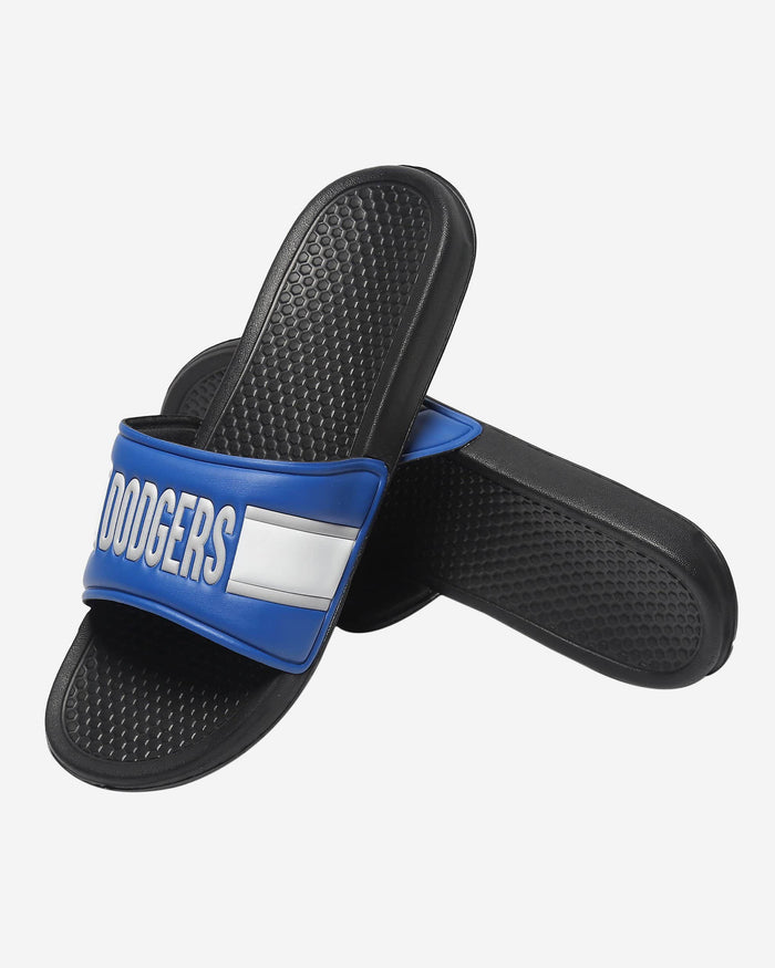 Los Angeles Dodgers Raised Wordmark Slide FOCO - FOCO.com