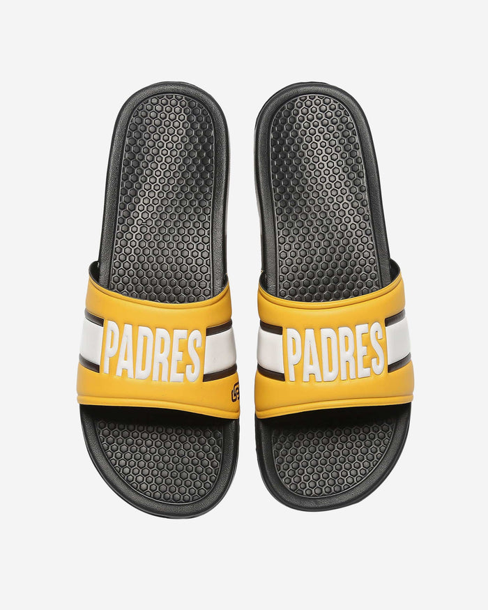 San Diego Padres Raised Wordmark Slide FOCO S - FOCO.com