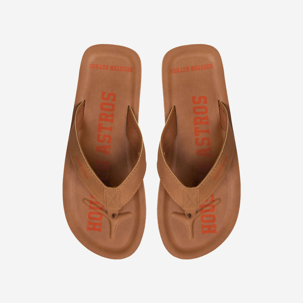 Houston Astros Color Pop Contour Flip Flop FOCO S - FOCO.com